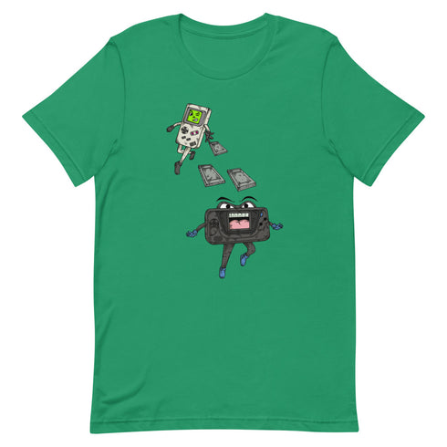 Retro Console Wars - Game Boy vs Game Gear Premium T-Shirt